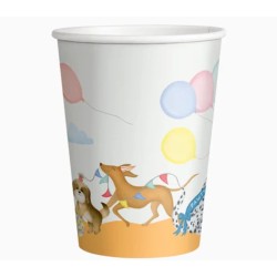 Vaso carton puppies 270cc 10ud | Ducaval | Envías 24/48 horas 