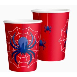 Vaso cartón Spider  270cc 10ud  | Ducaval | Envías 24/48 horas 
