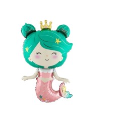 Globo foil sirena 58*98 cm | Ducaval | Envías 24/48 horas 