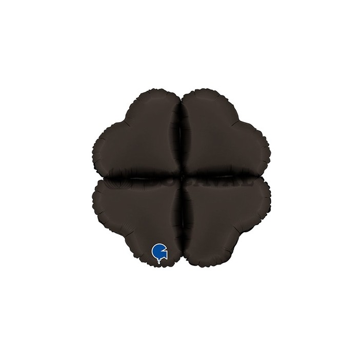 Base corazón foil mini 12" negro satinado | Ducaval | Envíos 24/48h