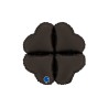 Base corazón foil mini 12" negro satinado | Ducaval | Envíos 24/48h
