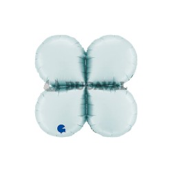 Base gotas maxi 26" azul pastel satinado