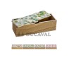 Caja de madera decorada rectangular | Ducaval | Envíos 24/48 horas