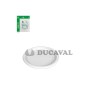 Plato llano blanco 22cm 10und reutilizable.Ducaval Envio 2448 horas