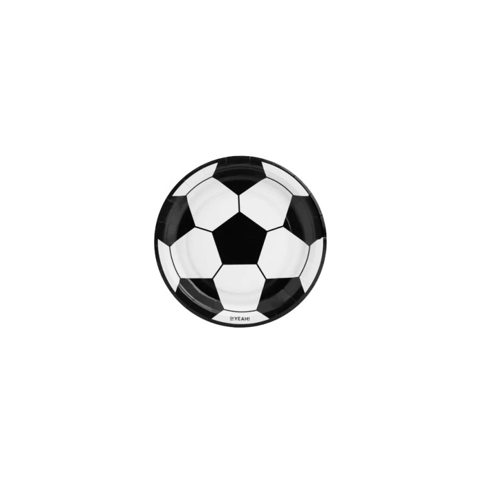 Platos de Futbol 23cm 6u |Ducaval | envios 24/48 horas
