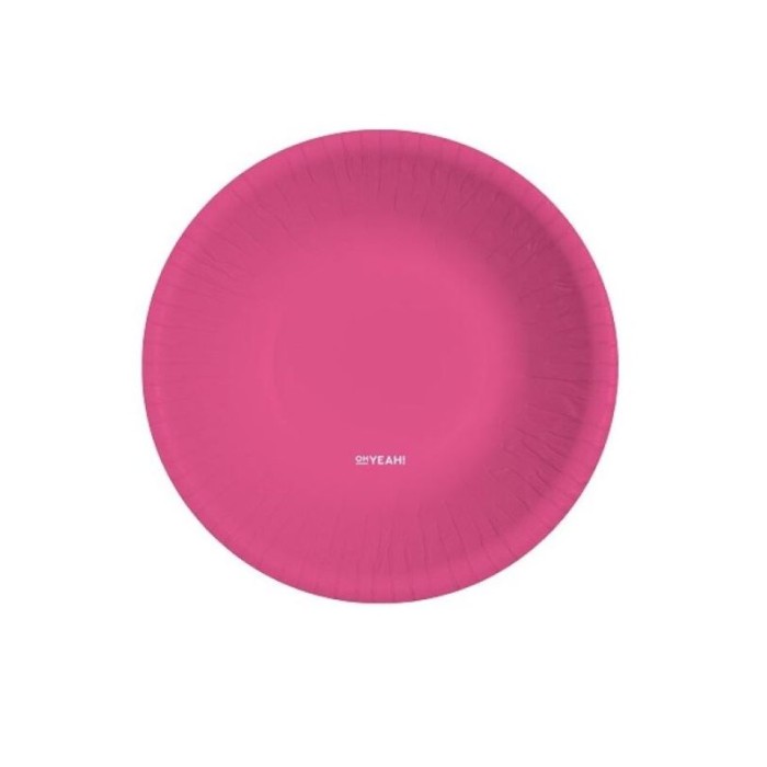 Bol redondos cartón rosa flúor 350cc 6 unidades | Ducaval | Envíos 24
