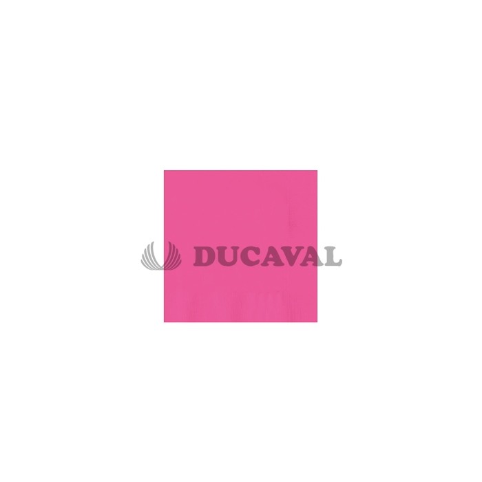 Servilletas rosa flúor doble capa 33x33 30 unidades | Ducaval | Envío