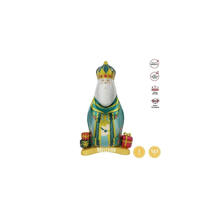 Globo foil base pie Rey Mago Melchor | Ducaval | Envíos 24/48h