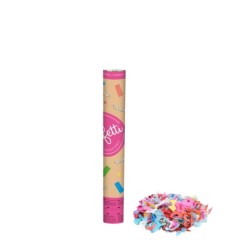 Cañón confeti colores surtidos papel 40cm  | Ducaval | Envías 24/48 h