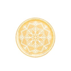 Platos  navideños winter 17cm | Ducaval | Envías 24/48 horas 