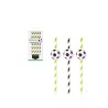 Pajitas de Futbol 20cm 8u | Ducaval | Envías 24/48 horas 