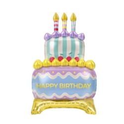Globo foil tarta con pie 59x89cm | Ducaval | Envías 24/48 horas 