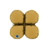 Base gotas maxi 26" dorado satinado