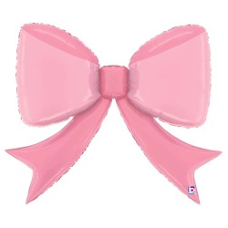 Globo foil mini lazo rosa14" | Ducaval | Envías 24/48 horas 