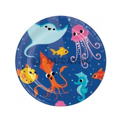 Platos oceano 18cm 8U
