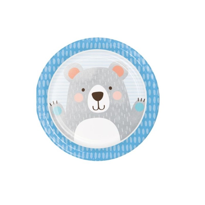 Plato oso 23cm 8U.| Ducaval | Envios 24/48 horas