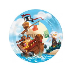 Plato Pirata 23cm 8U