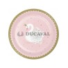 Platos Cisne 23cm 8U