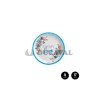 Plato llano cartón OH MY BOY azul 17cm 8 unidades.Ducaval envios 24/4