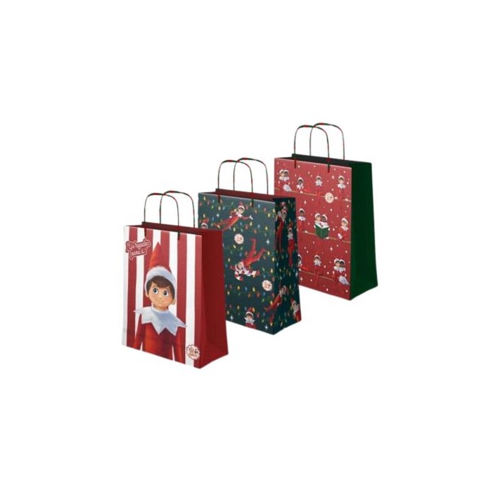 Bolsa elfo travieso 18x10x24cm 1u | Ducaval | Envías 24/48 horas 