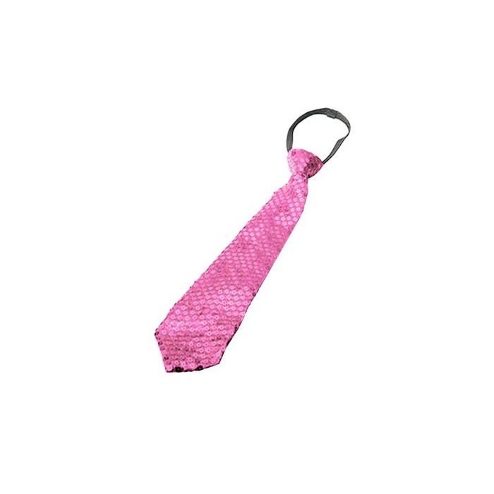 Corbata lentejuelas rosa | Ducaval | Envíos 24/48 horas