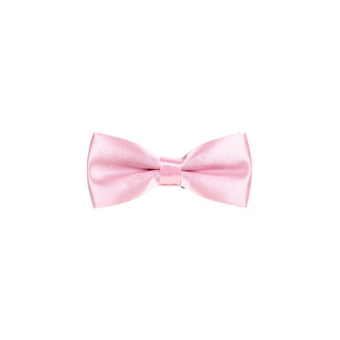 Pajarita rosa claro