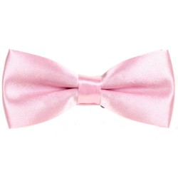 Pajarita rosa claro