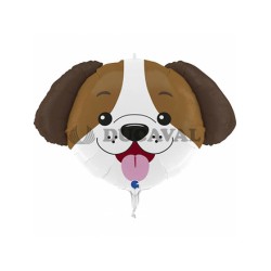 Globo foil cabeza de perro 33"