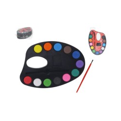 Paleta Pintor 90G + Pincel + Pinturas  | Ducaval | Envías 24/48 horas