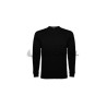 Camiseta manga larga negra inf.