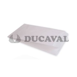 Bolsa papel 18+7x32 cm 40g Blanco 250U  Disfraces Ducaval