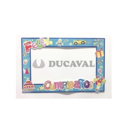 Marco cumpleaños azul  Disfraces Ducaval