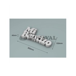 Corcho Mi bautizo 300x40mm