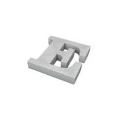 Letra E corcho 200X40mm  Ducaval envios 24/48 horas