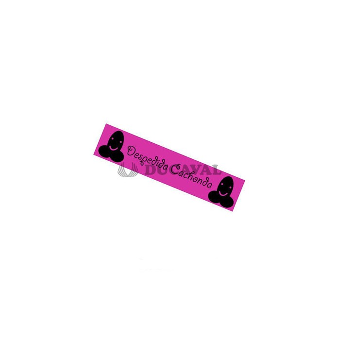 Banda ¨despedida  cachonda¨ fucsia