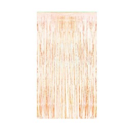 Cortina de flecos iridiscente naranja 1x2m.|Ducaval | Envios 24/48 ho