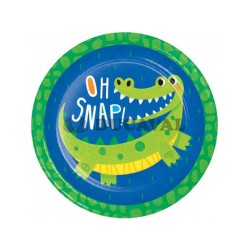 Plato cocodrilo 23cm 8U