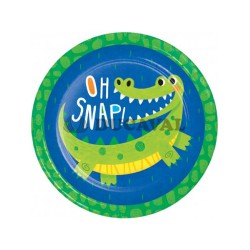 Plato cocodrilo 23cm 8U