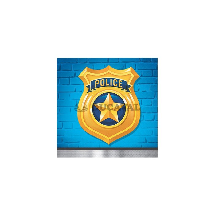 Servilletas policia 25cm