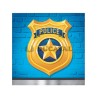 Servilletas policia 25cm