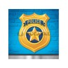 Servilletas policia 25cm