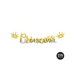 Guirnalda princess oro metalizado 2.15mts | Ducaval | Envíos 24/48 ho