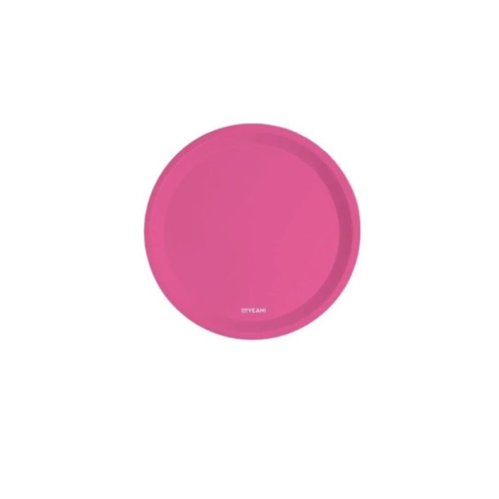 Platos cartón rosa flúor 20.5cm 8 unidades | Ducaval | Envíos 24/48 h
