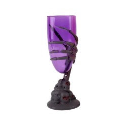 Copa forma mano esqueleto 17.5cm morado | Ducaval | Envías 24/48 hora