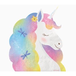 Servilleta 2c unicornio 40x33cm | Ducaval | Envías 24/48 horas 