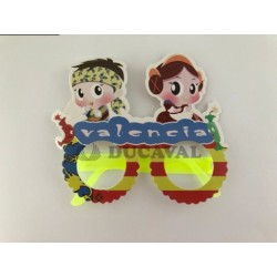 Gafas variadas felices fallas