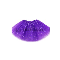 Tutu de purpurina morado infantil | Ducaval | Envíos 24/48 horas 