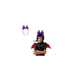 Diadema murciélago purpurina morado | Ducaval | Envíos 24/48 horas