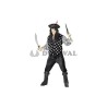 Pirata con calaveras