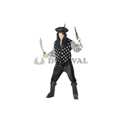 Pirata con calaveras